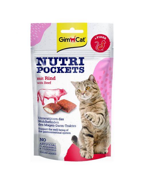 Gimcat Nutri Pockets - Kattensnack - Rund 60 g