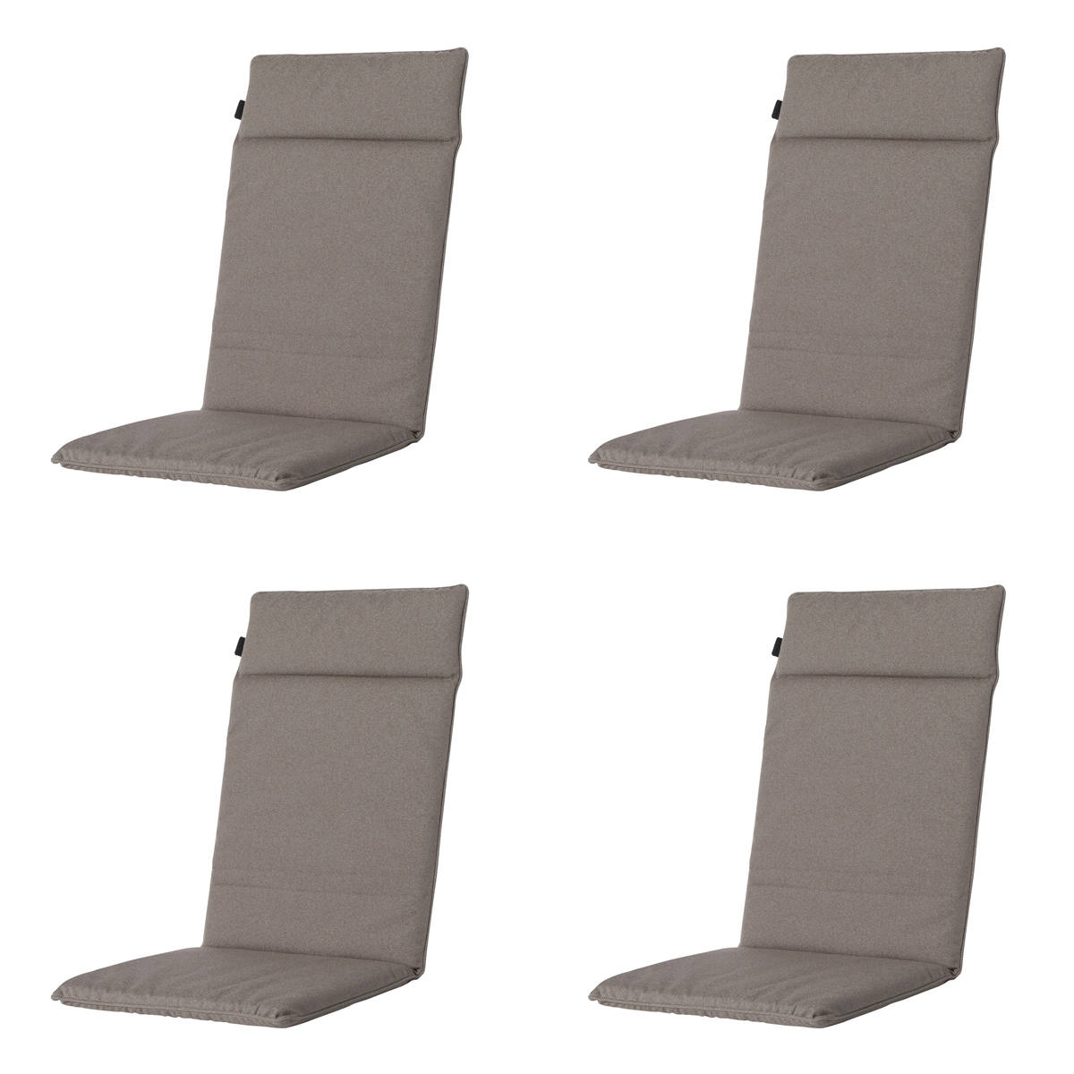 Madison Manchester taupe Tuinstoelkussen - Set van 4