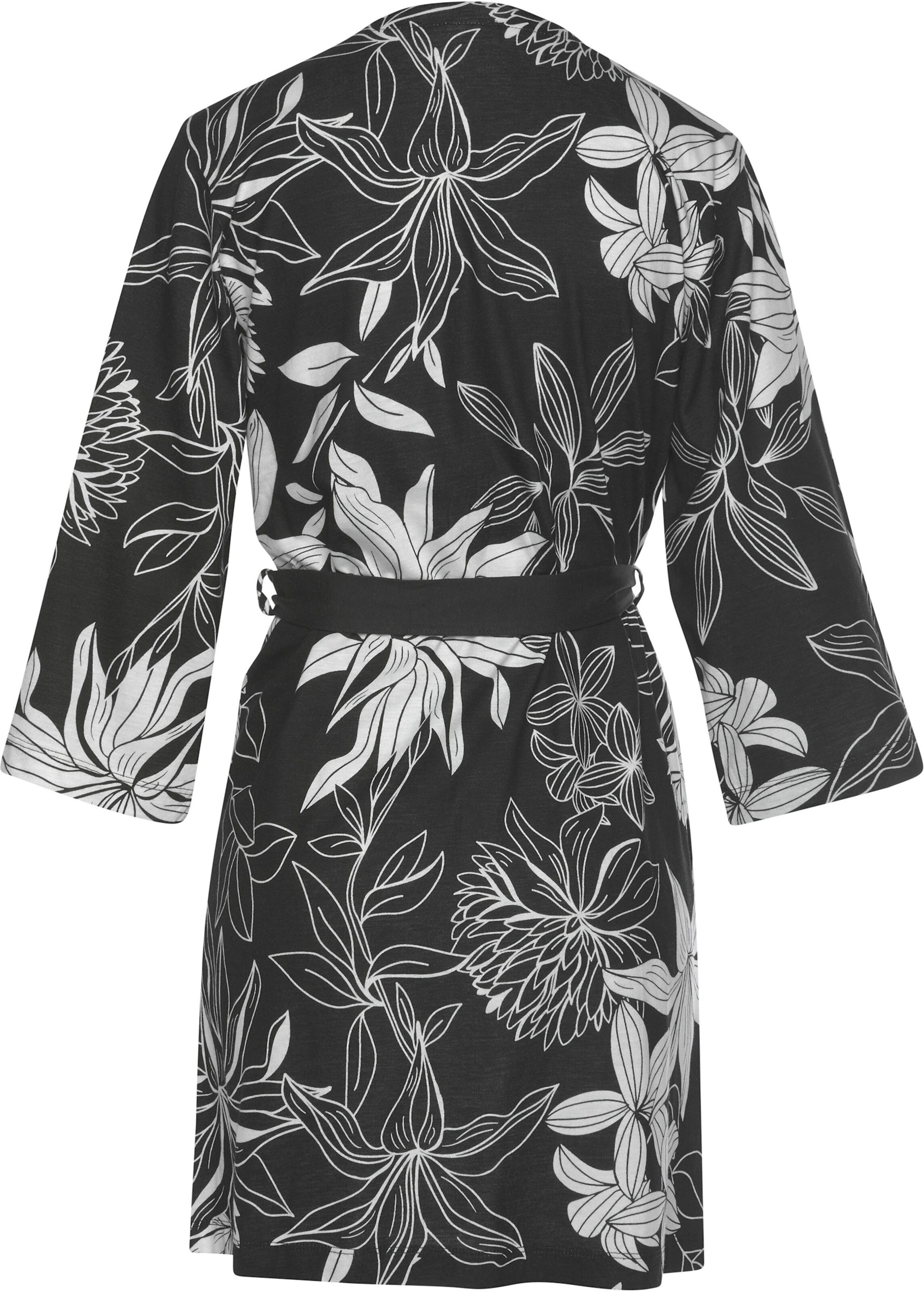 LASCANA Kimono in schwarz