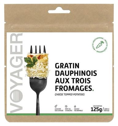 Repas Lyophilisé Voyager Gratin dauphinois aux 3 fromages 125g