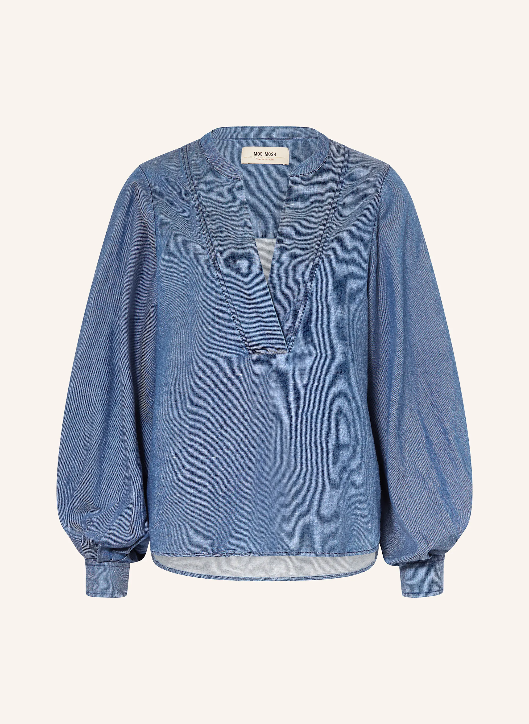 MOS MOSH Blusentop MMYEN in Jeansoptik