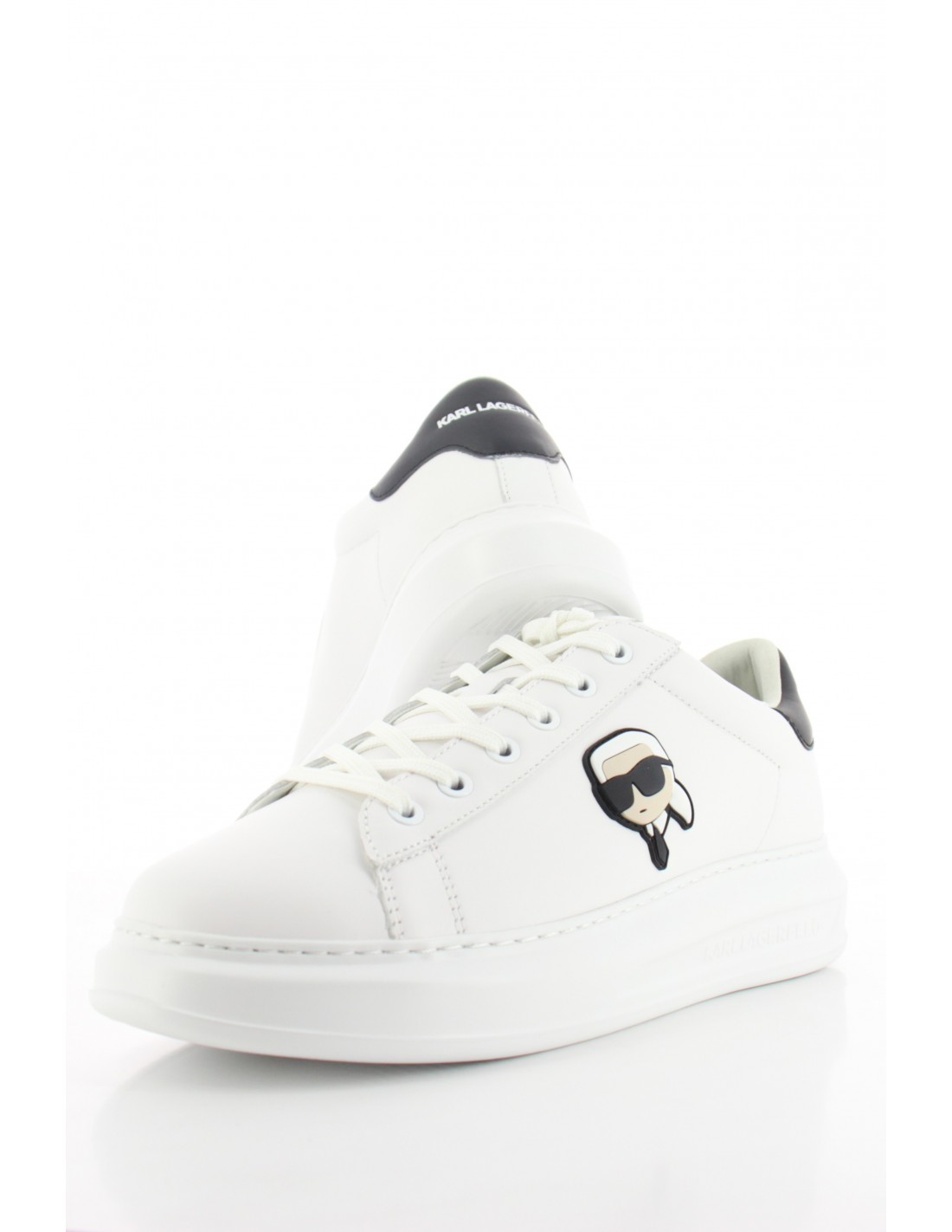 karl lagerfeld Baskets de ville Homme Kapri Mens Karl NFT Lo Lace Blanc