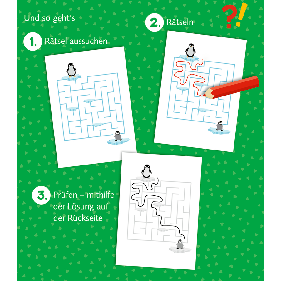 Coppenrath Mein kunterbunter Kindergartenblock: Rätsel ohne Text (Lieblingstiere)