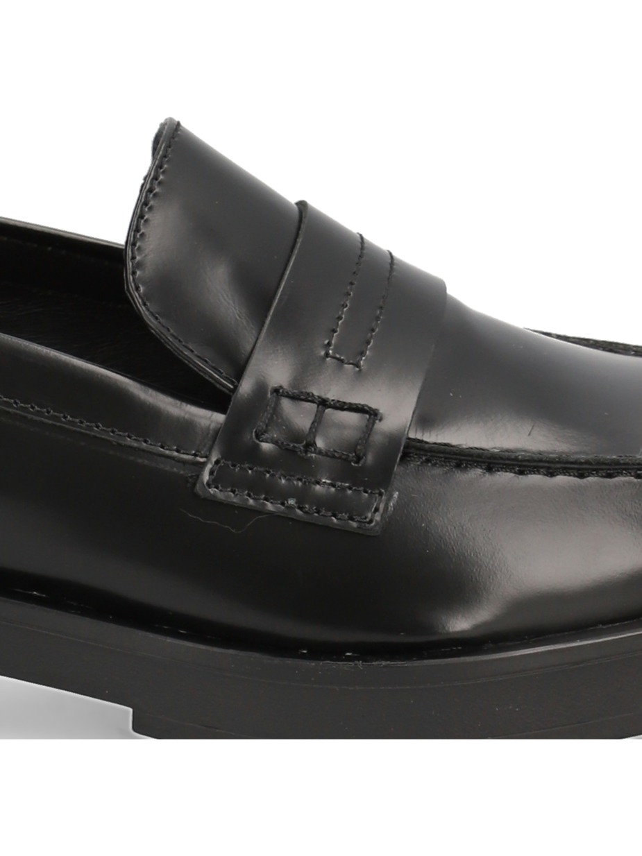 Glattleder Slipper