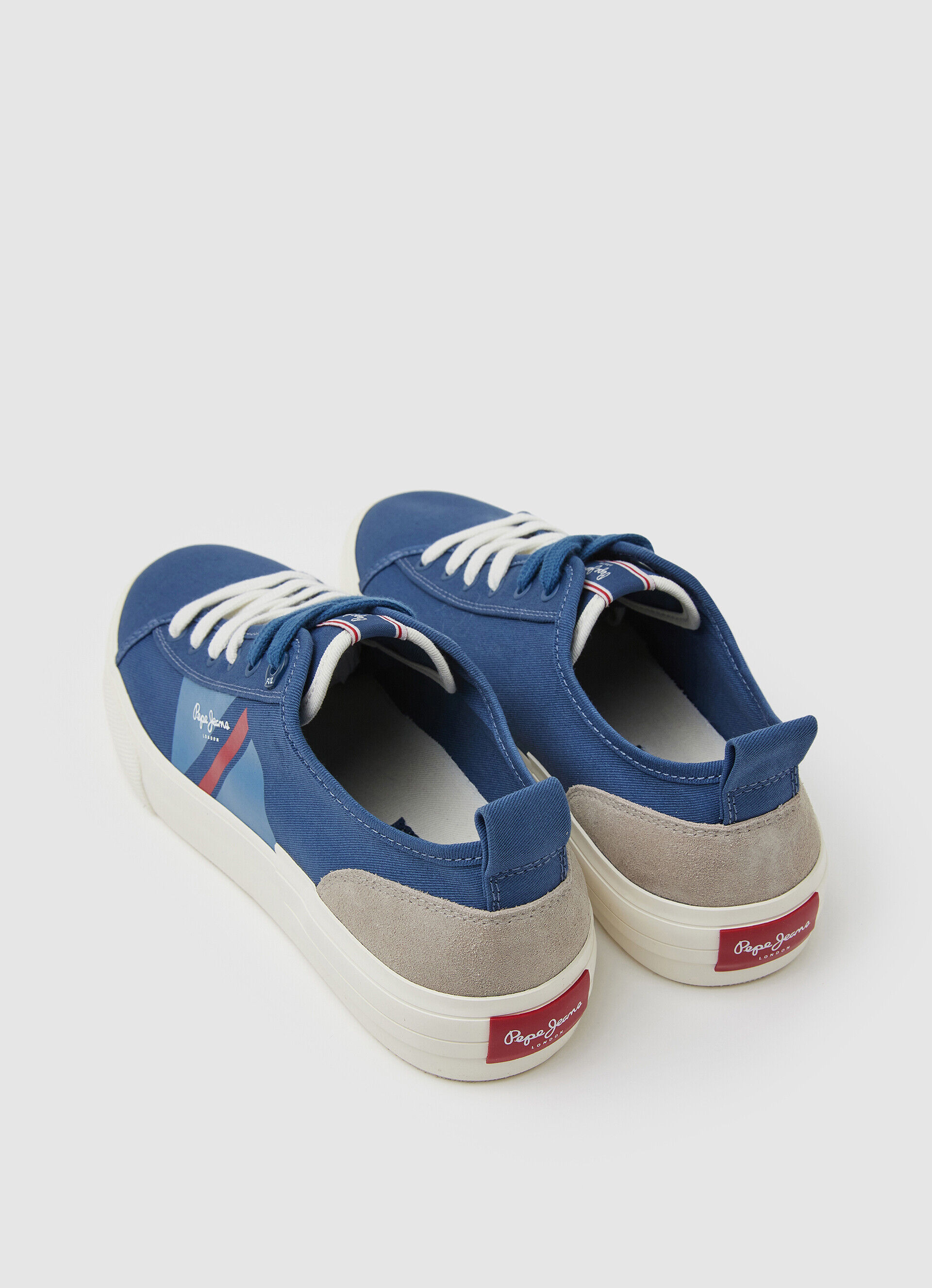 SAPATOS VULCANIZADOS ALLEN FLAG - azul índigo