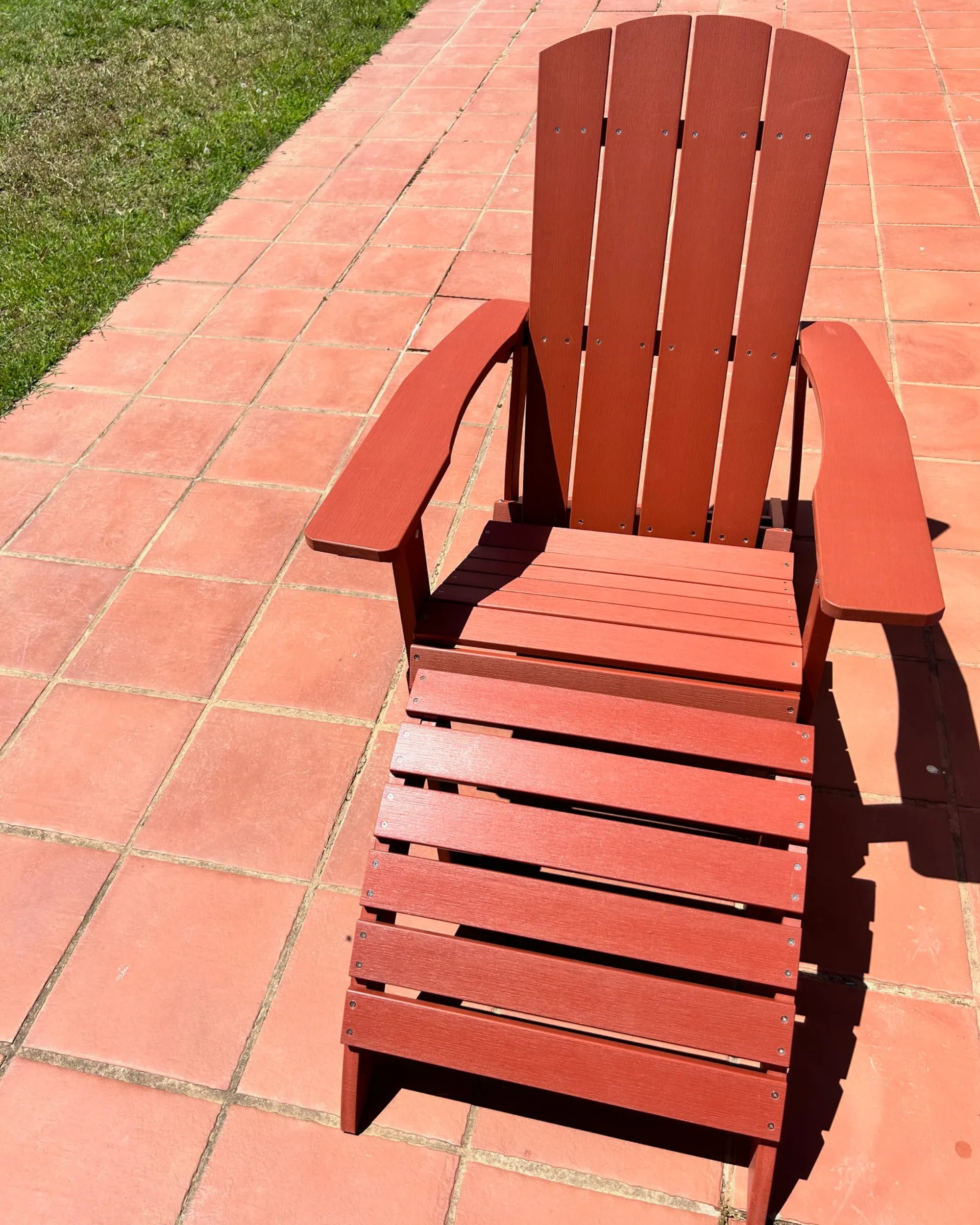 Tuinpoef ADIRONDACK Rood