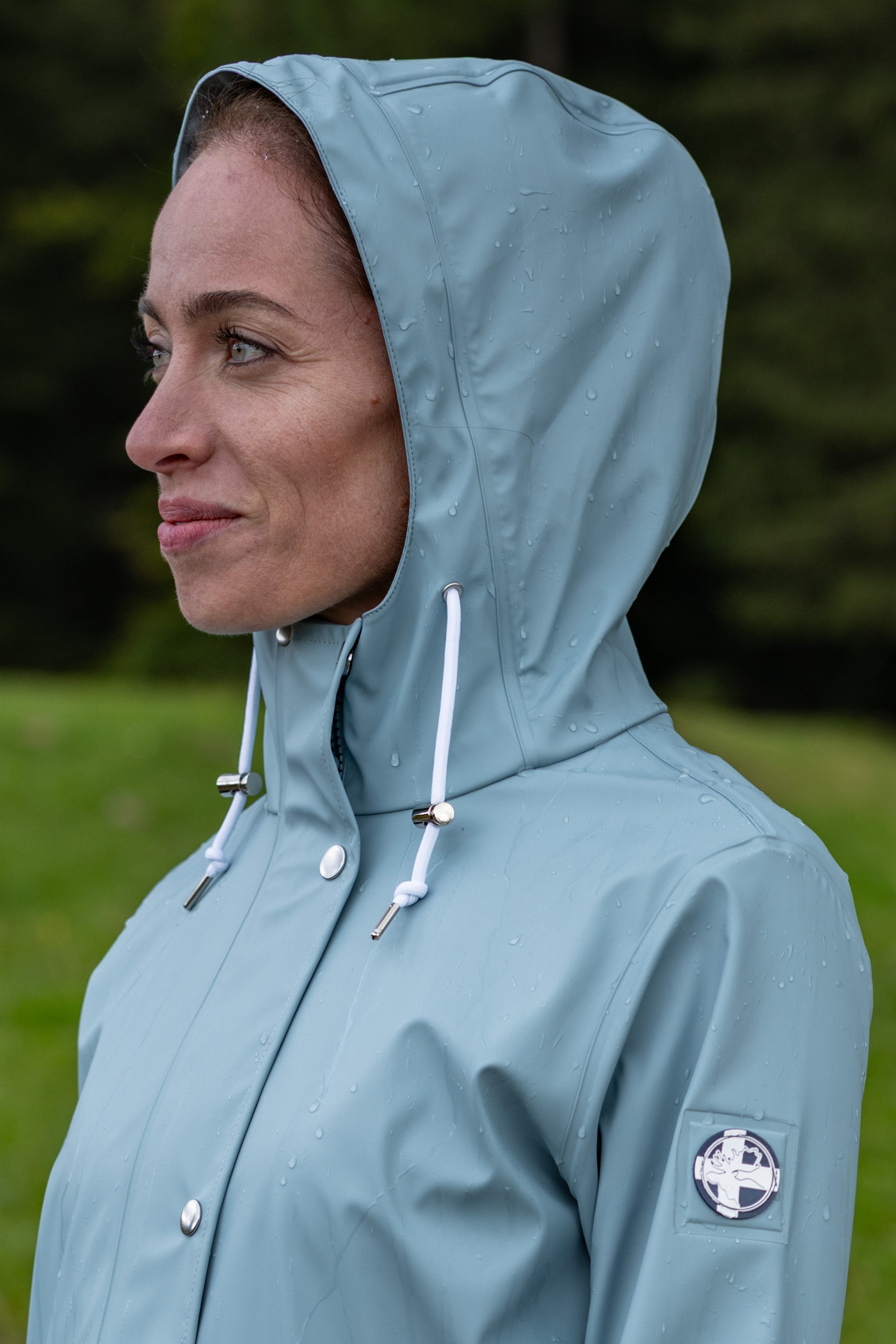 Frauen Regenjacke Vera tourmaline