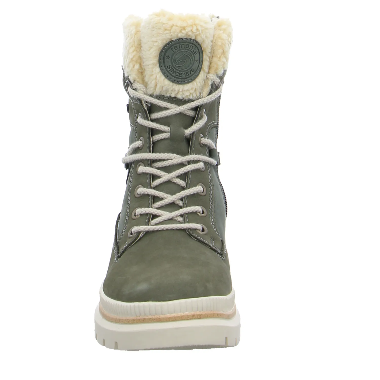 REMONTE Boot Olive Leder  mit TEX Membrane