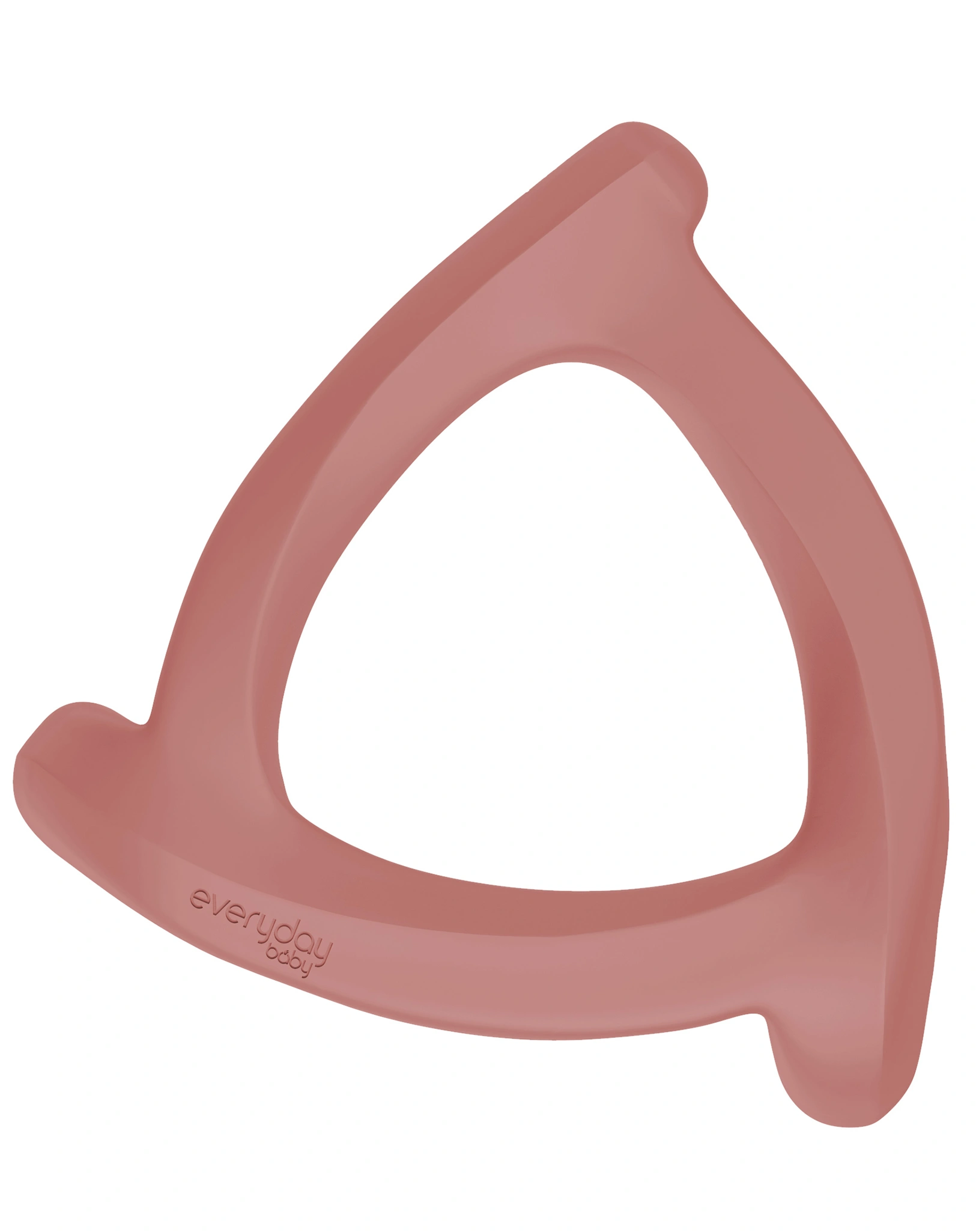 Silikon Beißring EVERYDAY BABY - TRIANGEL (10cm) in rot