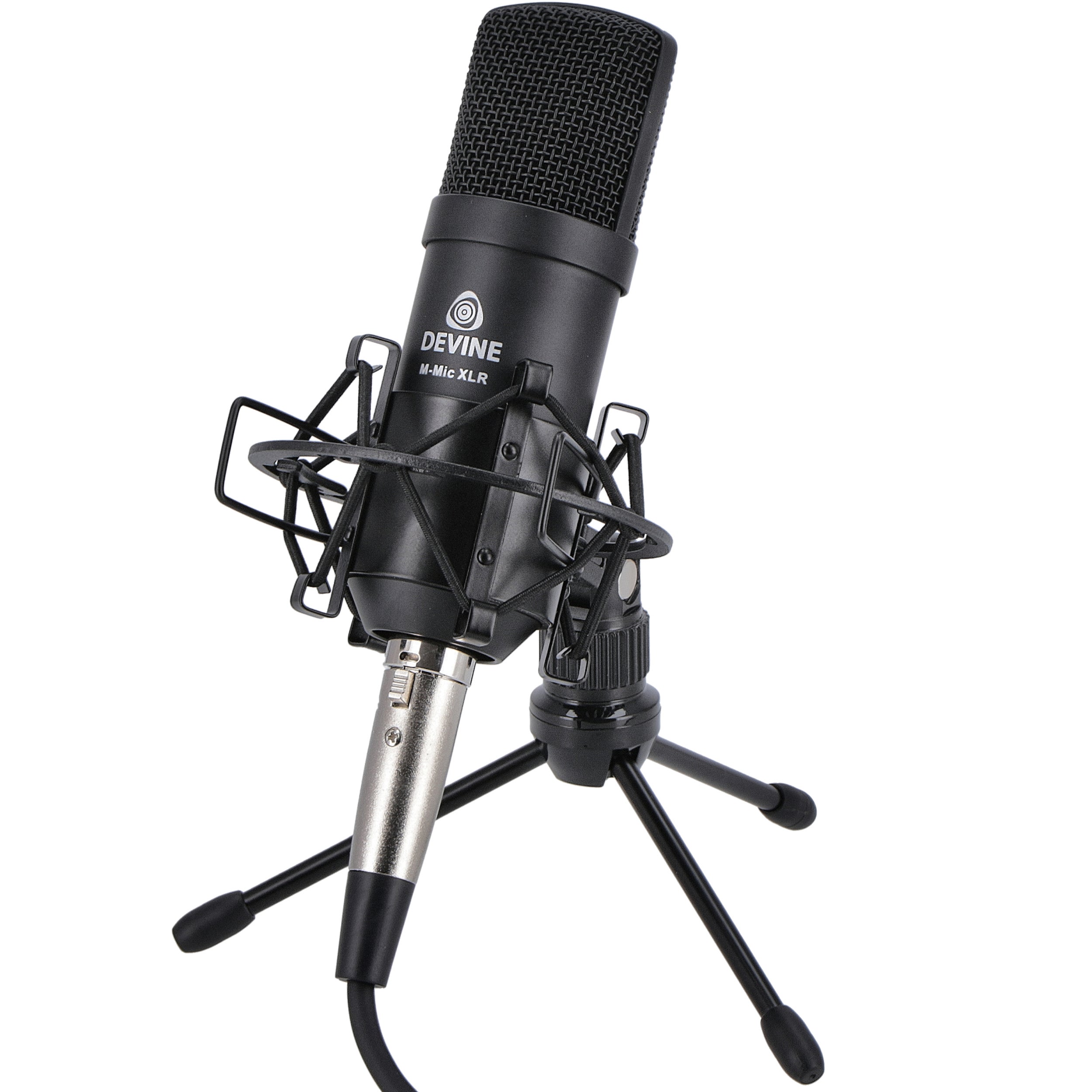 Devine M-Mic XLR BK condensatormicrofoon zwart