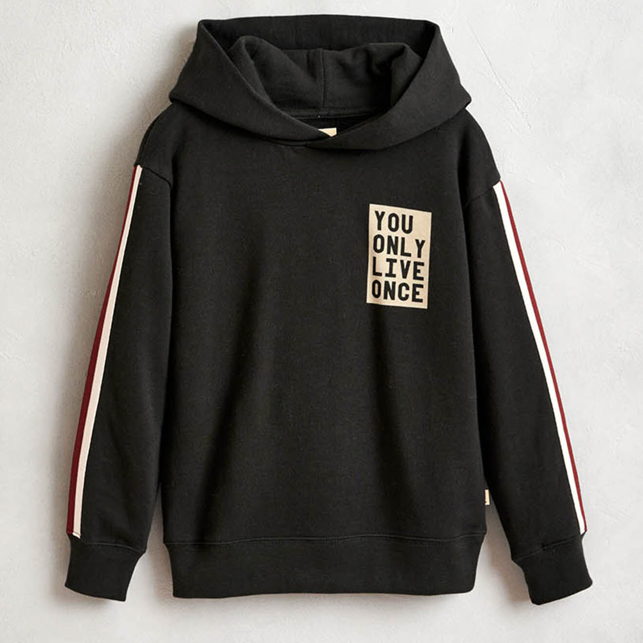 Bellerose Sweat à capuche Furcy en Coton anthracite