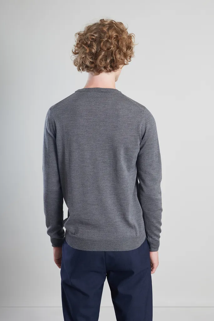 Pull col rond en laine mérinos L'Exception Paris