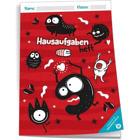Trötsch Grundschulplaner, Monster, Hausaufgabenheft für die Grundschule