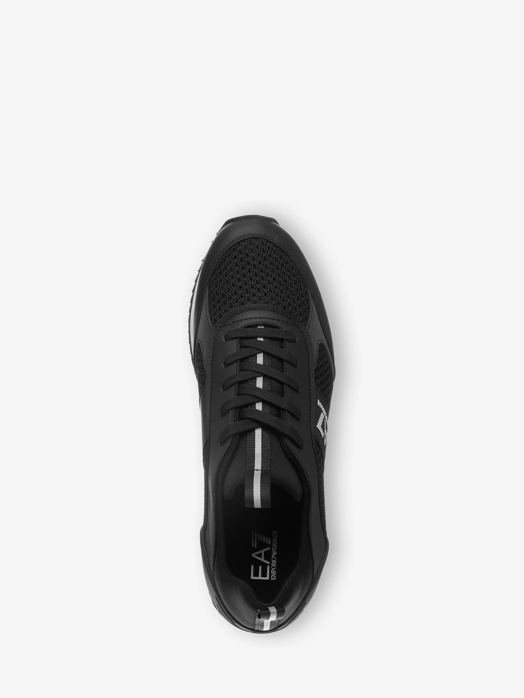 Zwart - Emporio Armani EA7 Evolution vetersneakers