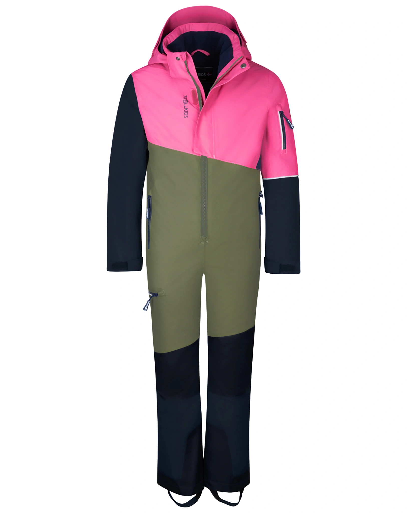 SchneeanKids HALLINGDAL in magenta/olive