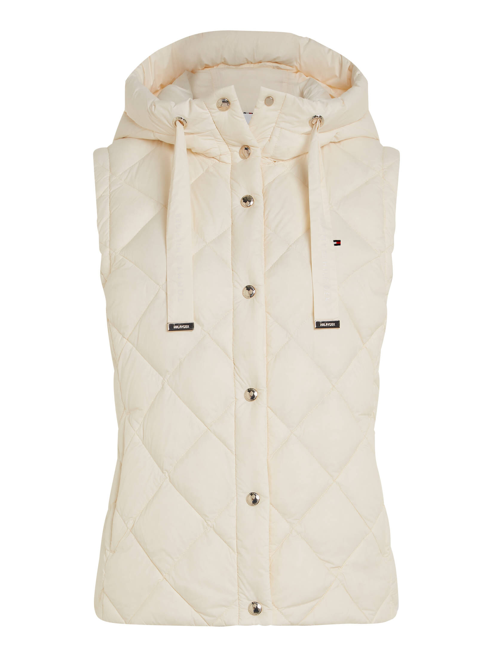 Tommy Hilfiger| Damen Daunenweste mit Kapuze CLASSIC LW DOWN QUILTED VEST