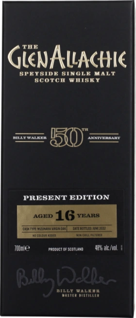GLENALLACHIE 16 YEARS PRESENT EDITION 70CL