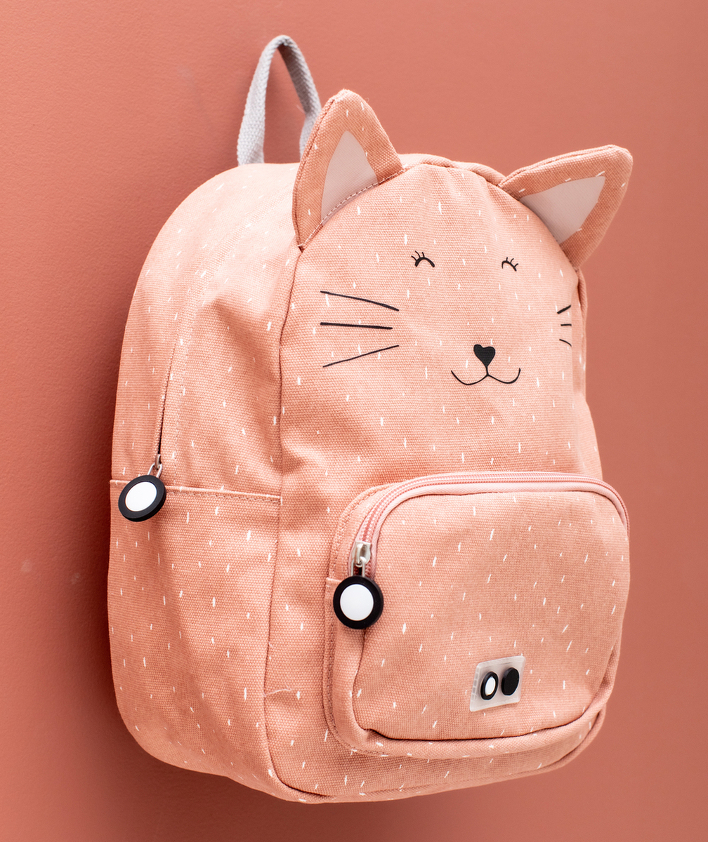 TRIXIESAC À DOS ENFANT ROSE CHAT