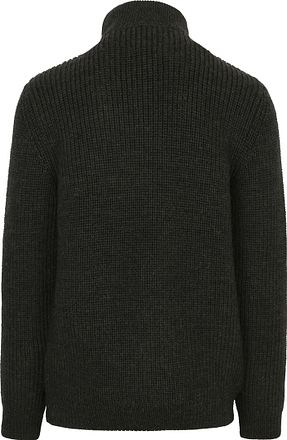 Barbour New Tyne Zip Trui Wol Olijfgroen MKN0790-OL51 kopen