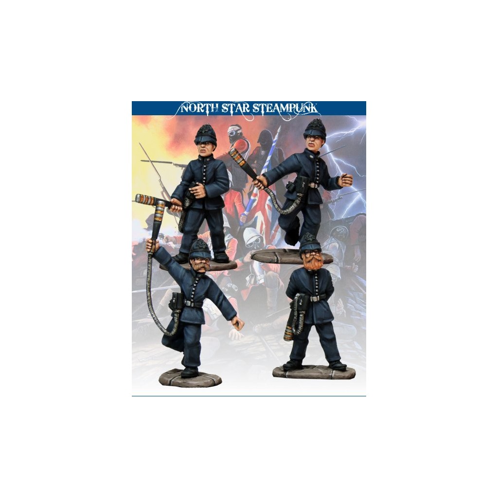 Bobbies with Static Truncheons
