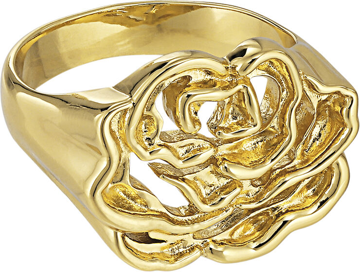Jane Kønig Rosie Signet Ring Guld