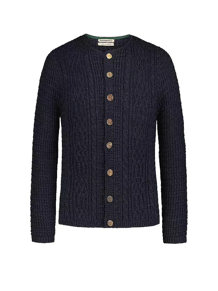GOTTSEIDANK Trachtenstrickjacke ANTON blau