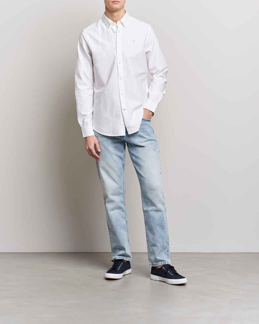 Barbour Lifestyle Tailored Fit Oxford 3 Shirt White