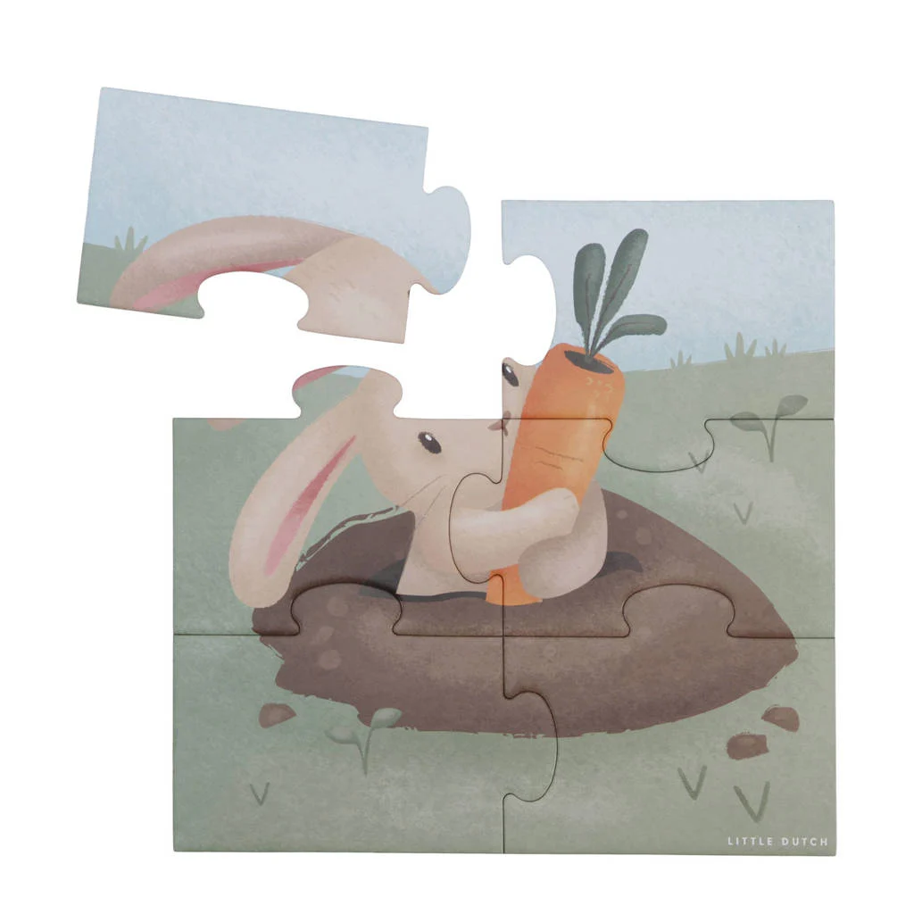 4 in 1 puzzel little farm legpuzzel 16 stukjes