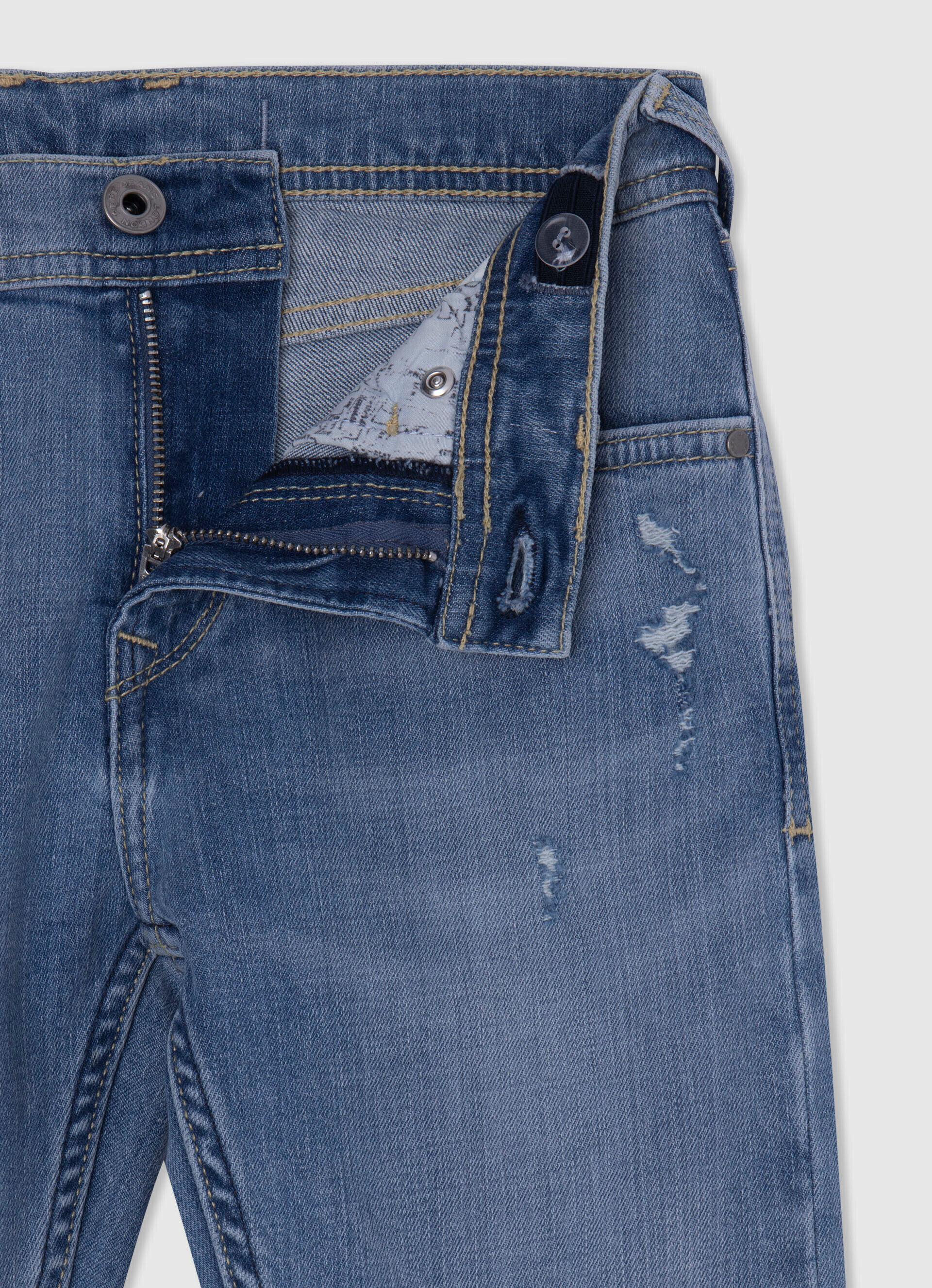 JEANS FINALMENTE FIT SKINNY TIRO BAJO - jeans