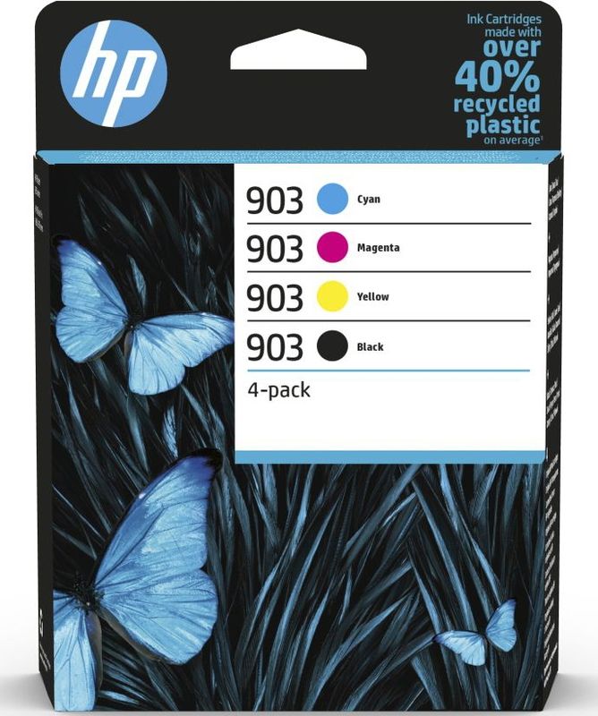 HP 903 Inktcartridge - 4-Pack - Zwart/Cyaan/Magenta/Geel