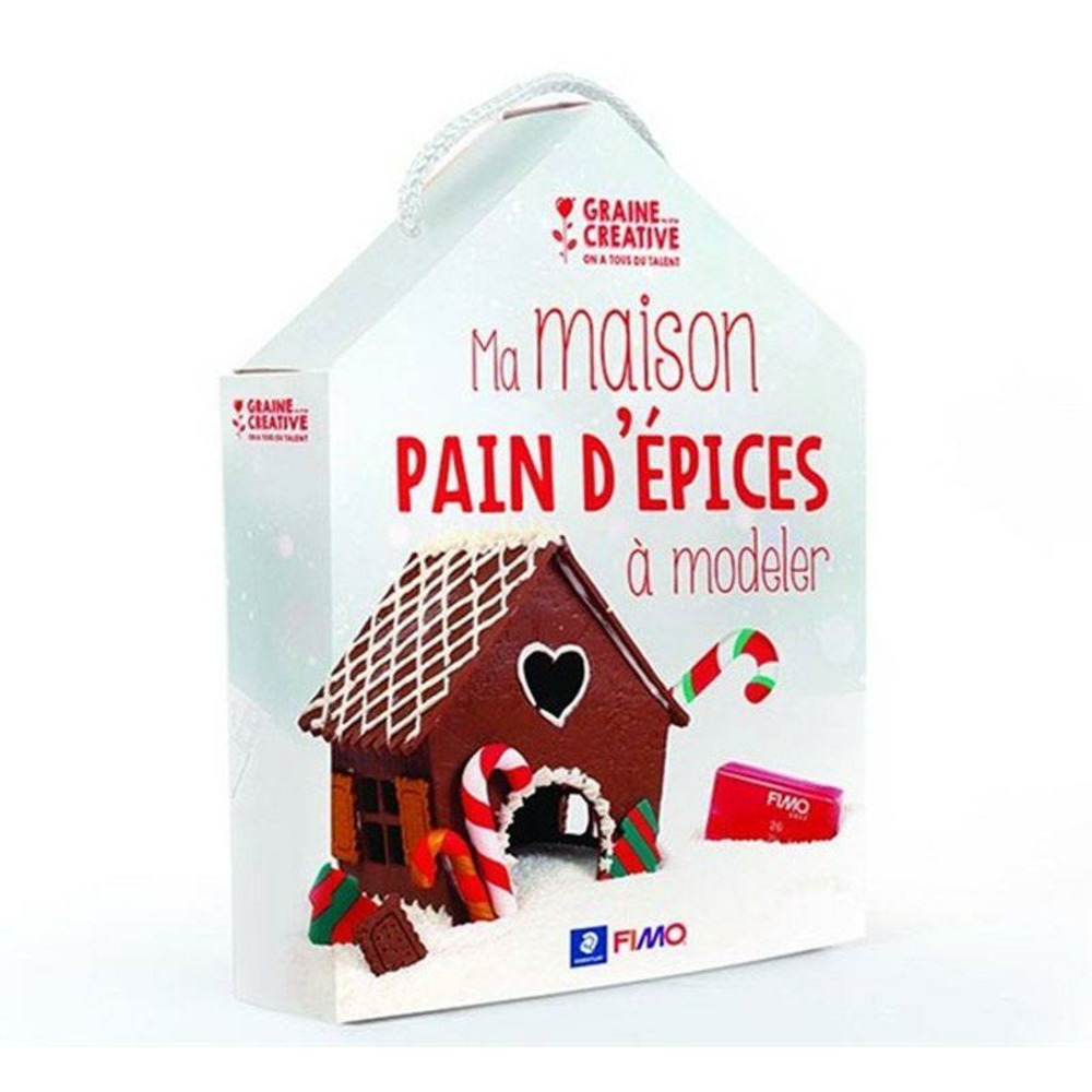 Coffret pâte polymère - ma maison en pain d'épices