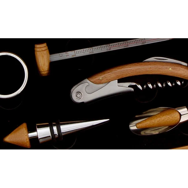Coffret sommelier bambou 5 pièces Pradel Excellence