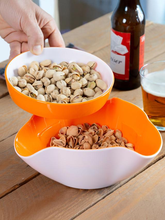 Snack- und Servierschale, 2-in-1