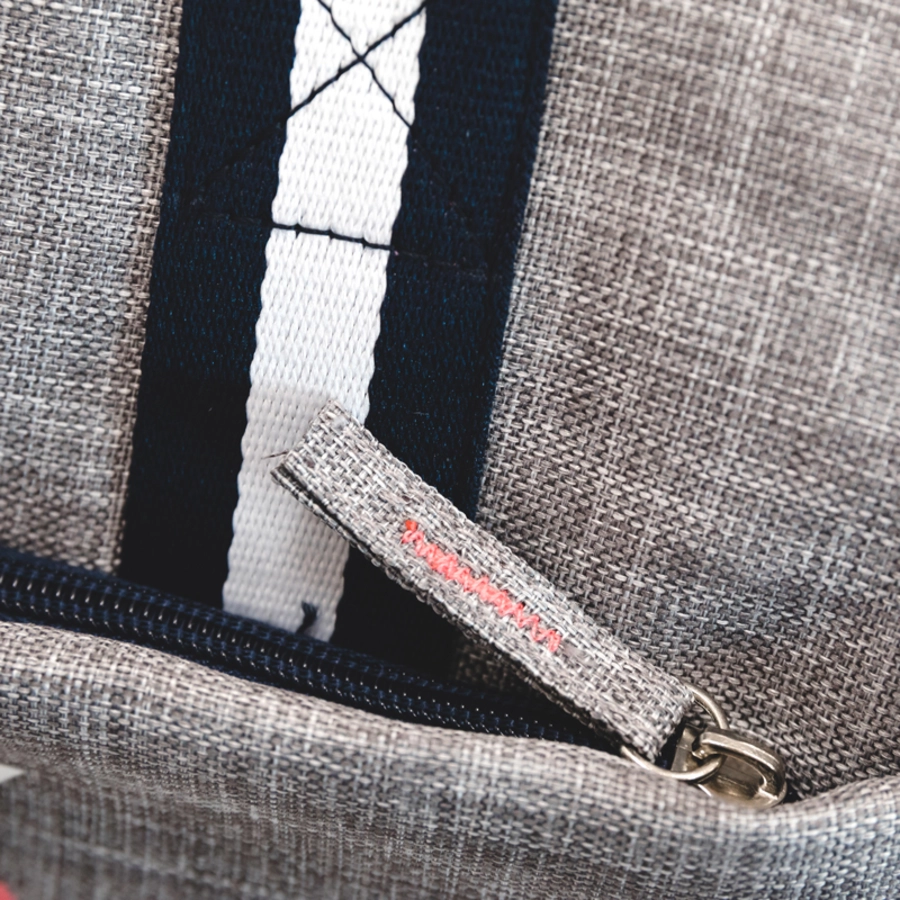 BABY ON BOARD Wickeltasche Simply Duffle Baby Girl grau meliert