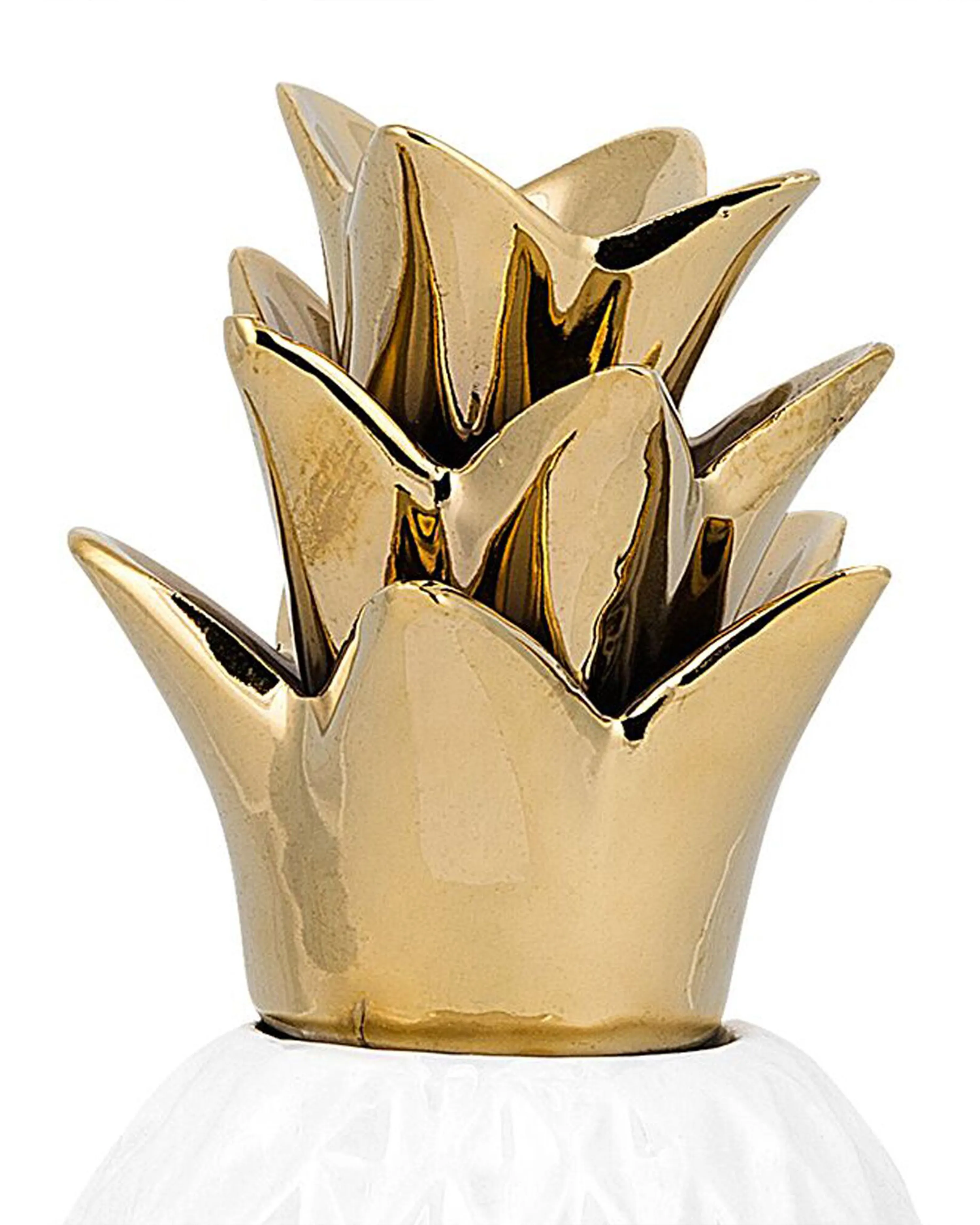 Figuur Ananas TYANA Keramiek Wit