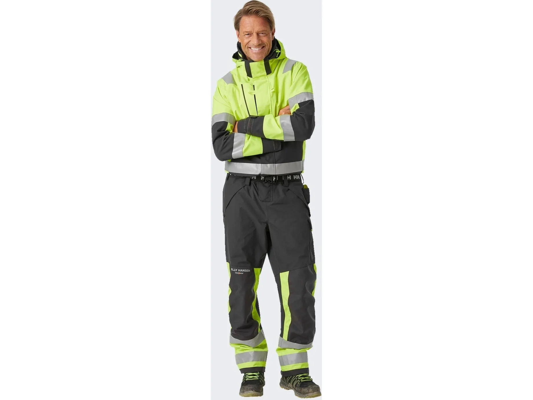 Helly Hansen regnjakke til mænd Helly Hansen Alna Yel regnsæt