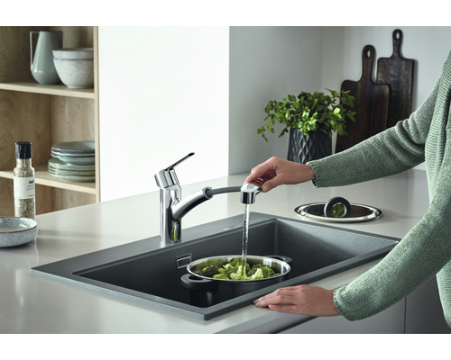 Grohe Quickfix keukenkraan met handdouche START chroom 30307001