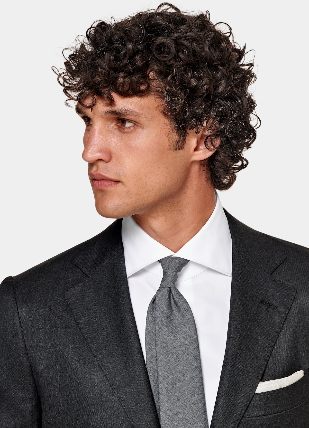 Costume Lazio coupe Tailored gris foncé