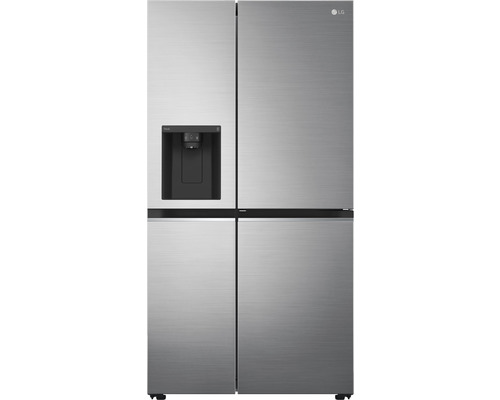 LG Side-by-Side koelkast (B x H x D: 913 x 1790 x 735 mm), Koelvak: 416 l, Vriesvak: 219 l, GSJV71PZTE