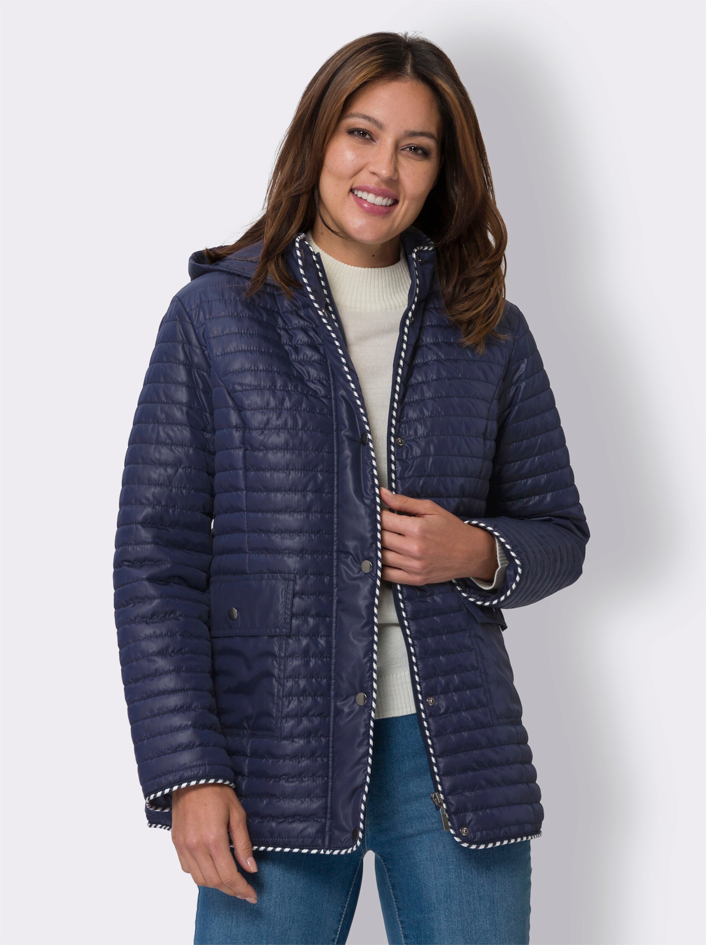Steppjacke gefüttert und wattiert