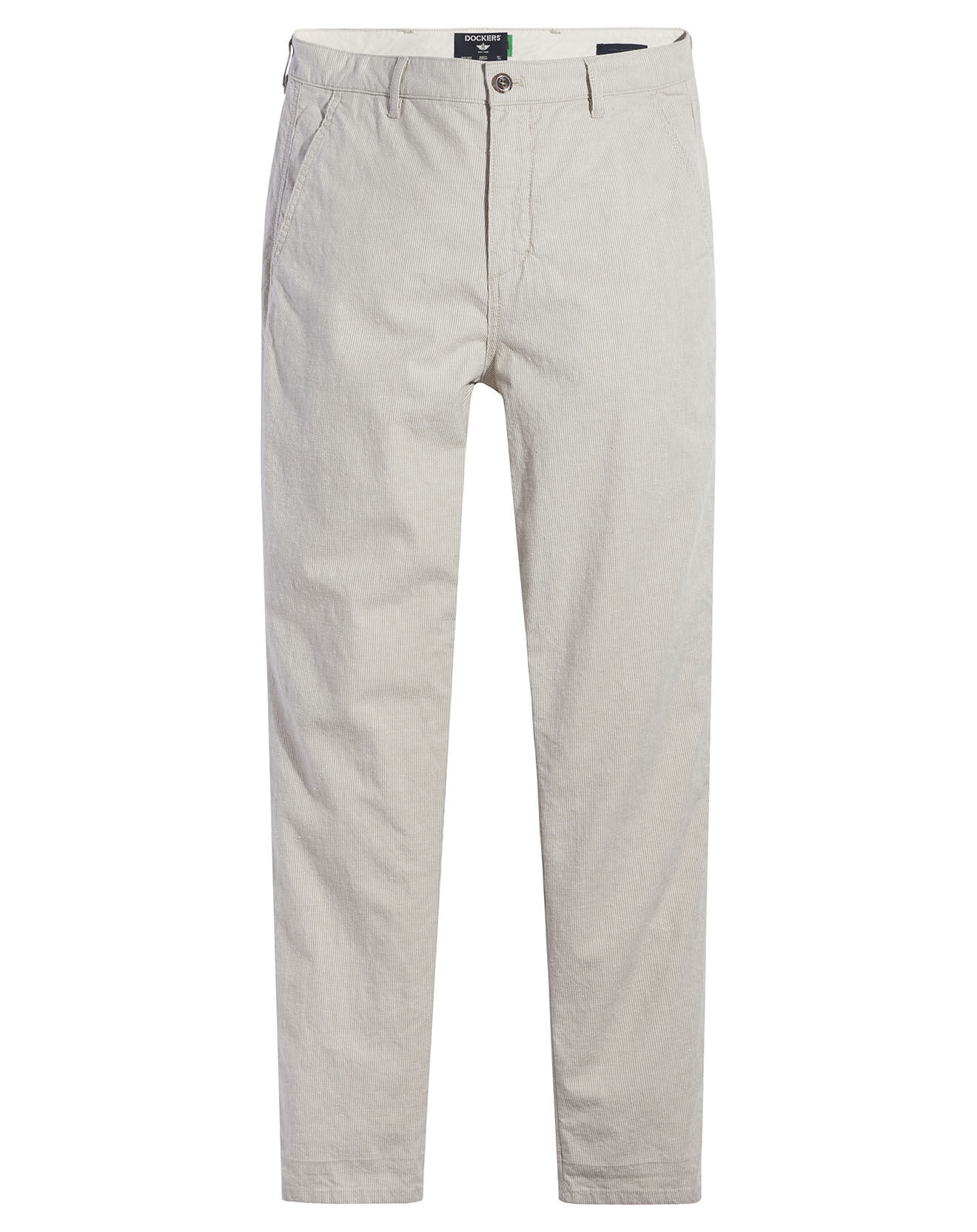 Dockers Pantalon chino Alpha Icon Tapered à rayures beige/blanc