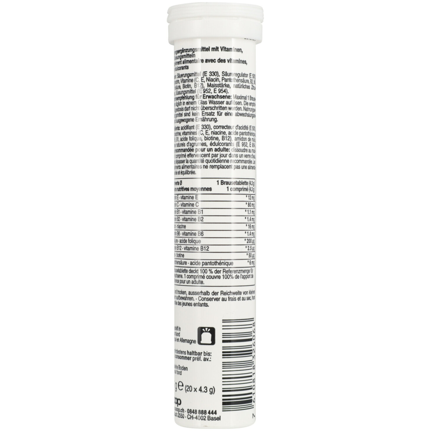 Prix Garantie Vitamine Brausetabletten Zitrone 20 Stück