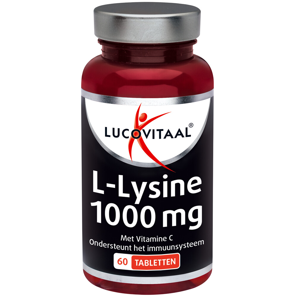 2x Lucovitaal L-Lysine 1000 mg60 tabletten