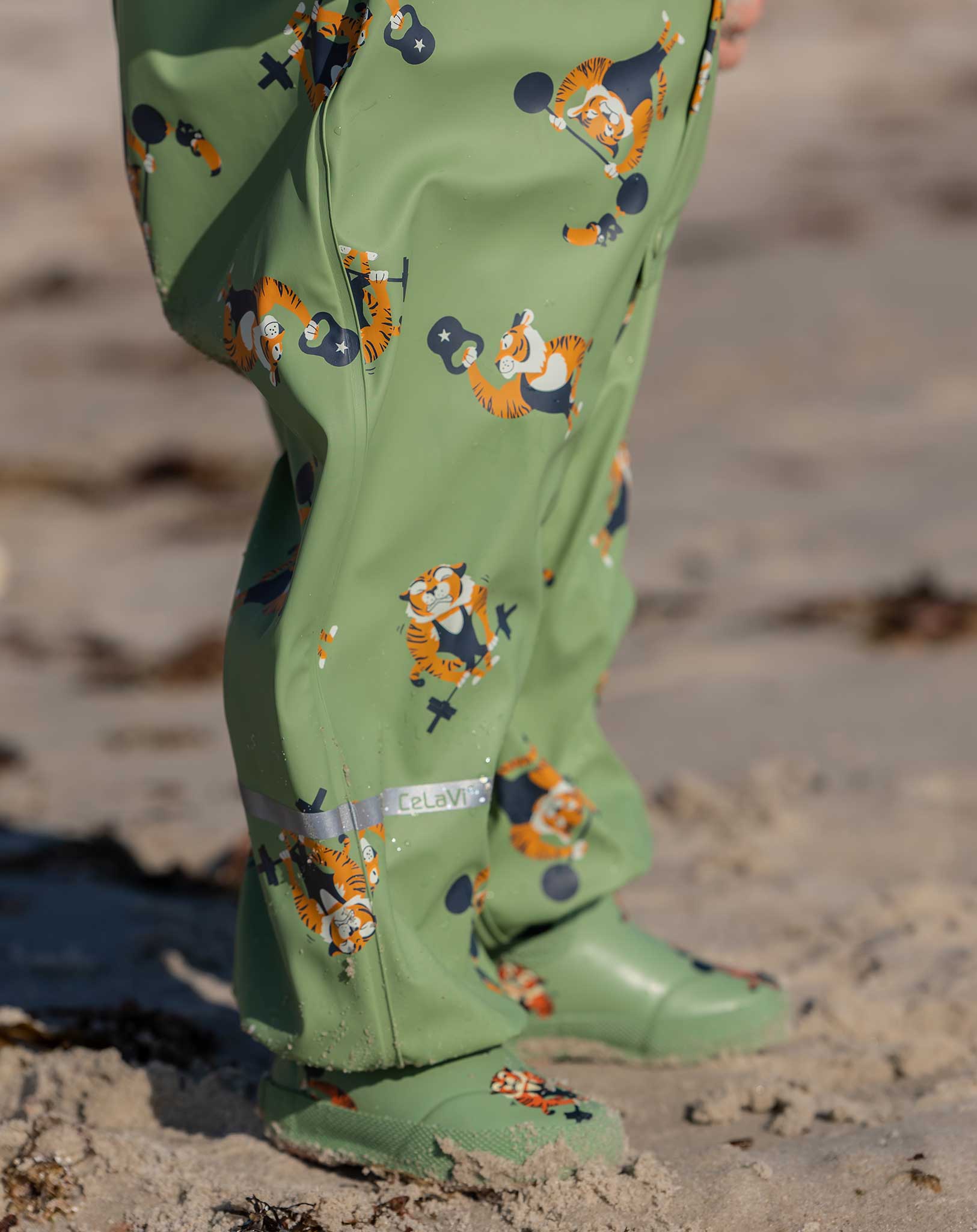 Gummistiefel MUSCLE TIGER kurz in grün