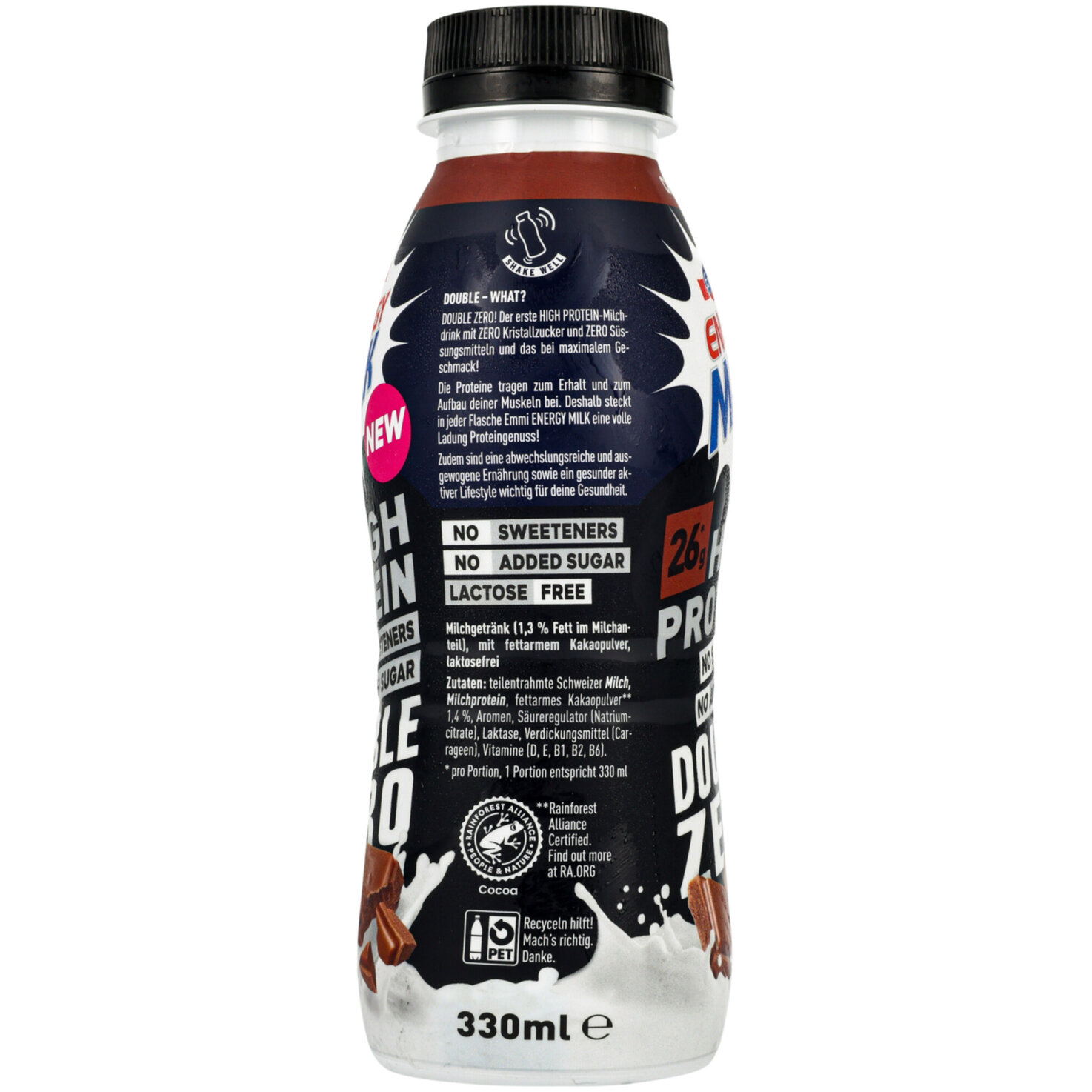 Emmi Energy Milk High Protein Double Zero Choco