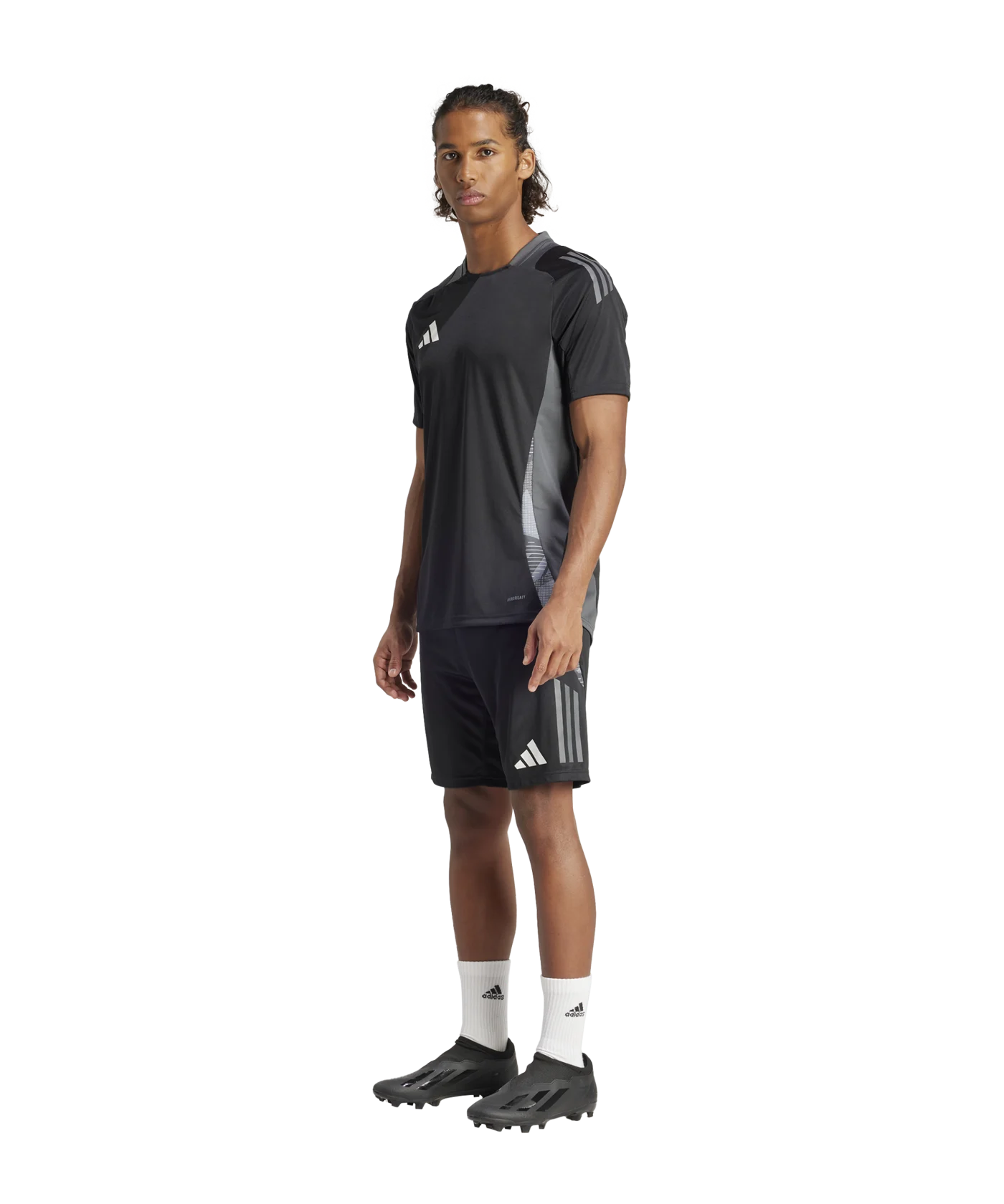 adidas Tiro 24 Comp Training Trikot Schwarz Grau