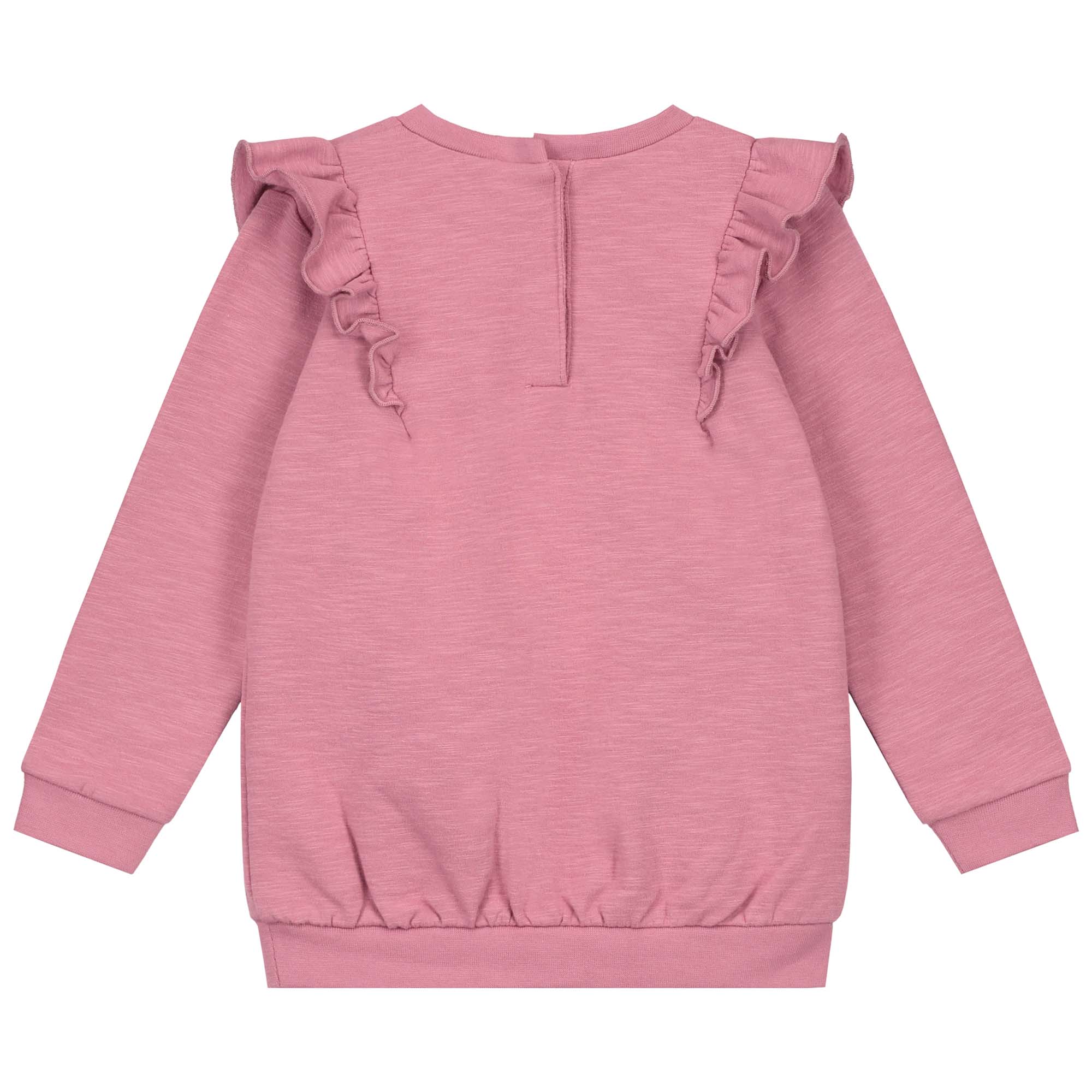 Prénatal peuter sweater lange mouwen effen roze