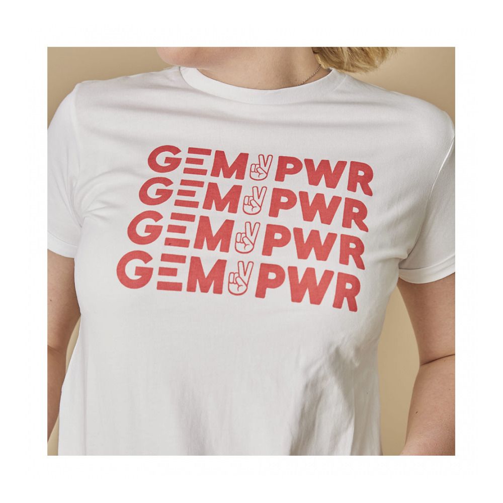 Gem HONEY - Tee-shirt Femme blanc