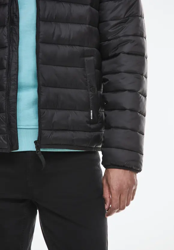 Leichte Steppjacke - limousine black