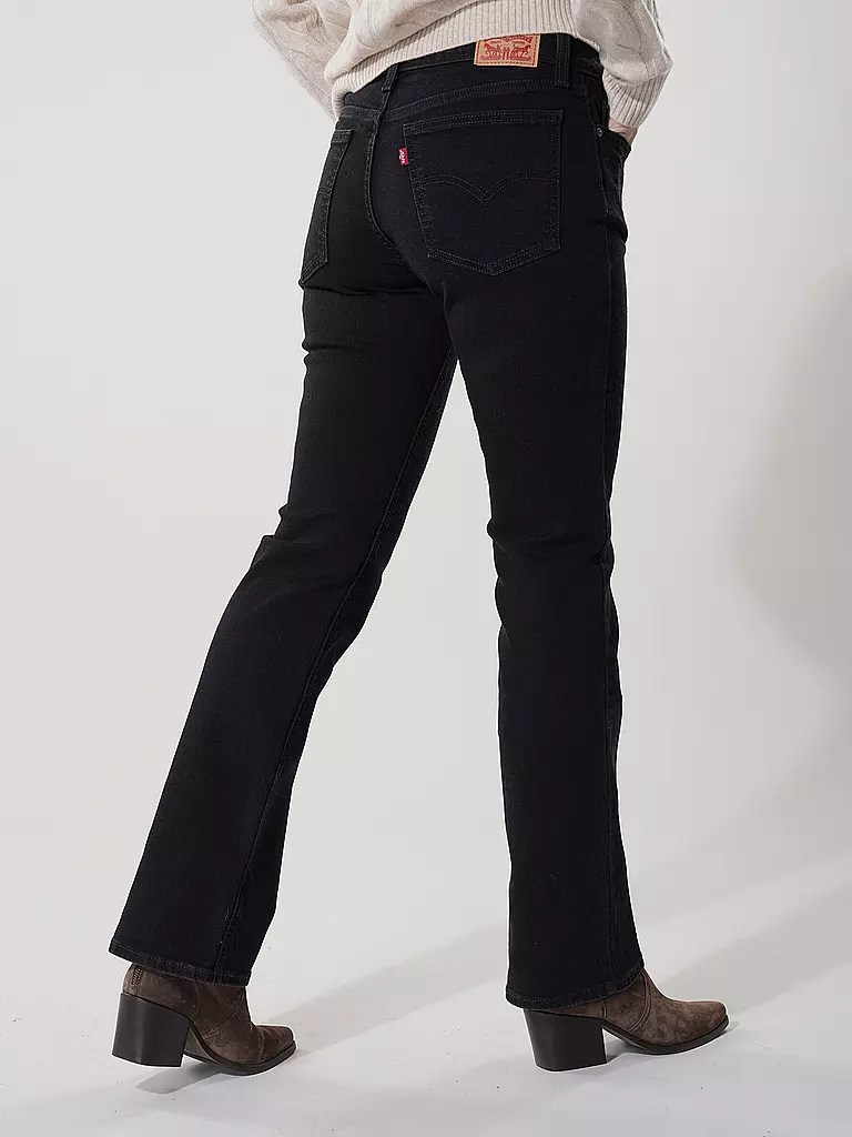 LEVI'S® Jeans Bootcut Fit SUPERLOW schwarz